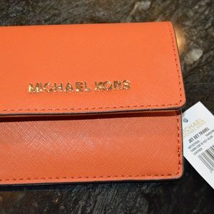 MICHAEL KORS LEATHER WALLET, CARD, KEY, ID HOLDER